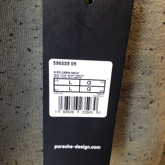 Puma - Men's Porsche Design Crew Neck deep lichen green (Olive) LG - Picture 4 of 5